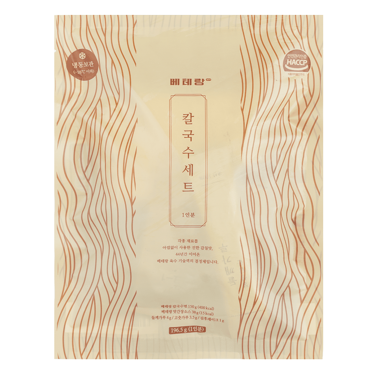 전주 베테랑 칼국수 196.5 그램