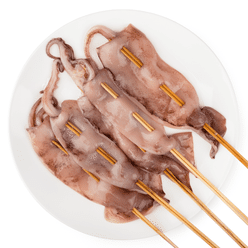 Happy Fish 鱿鱼串 5串 冷冻 0.9 磅