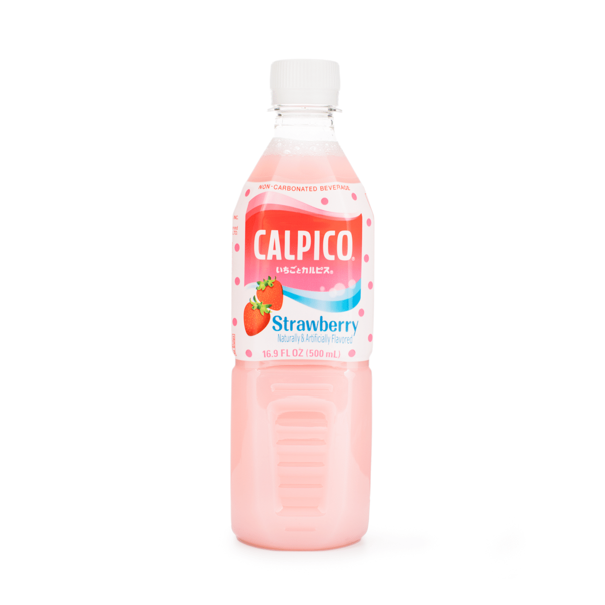 เครื่องดื่มนุ่มไม่อัดลม Calpico รสสตรอว์เบอร์รี 16.9 fl.oz