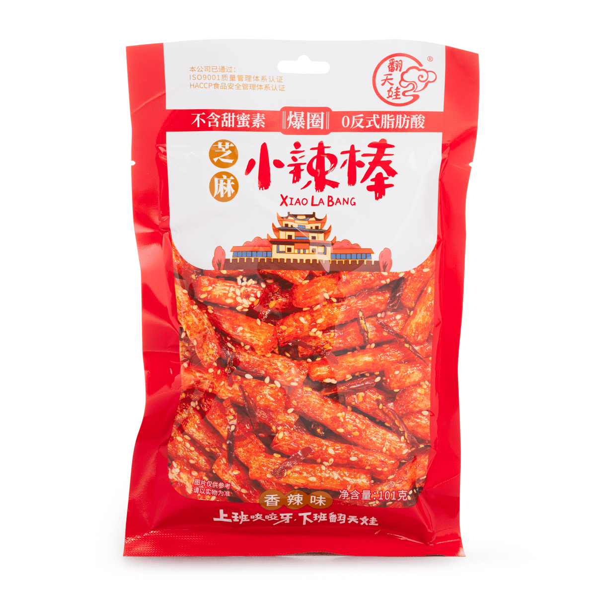 Fan Tian Wa 미니 밀기울 스낵 매운맛 101 그램*60 팩