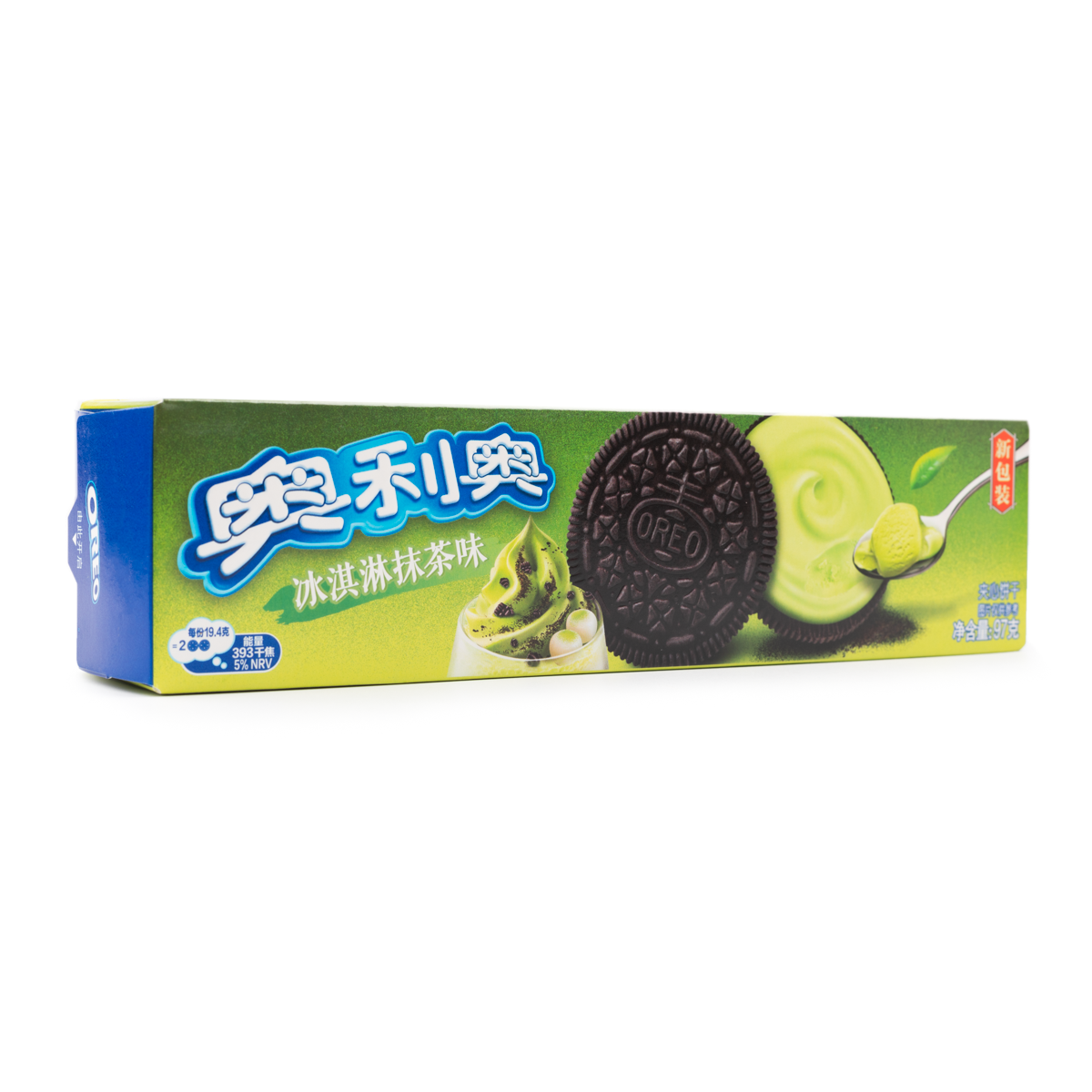 oreo sandwich cookie matcha flavor 97 グラム - Weee!