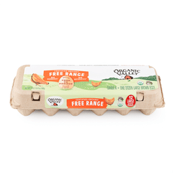 Organic Valley Free Range Large Brown Eggs 12 개입