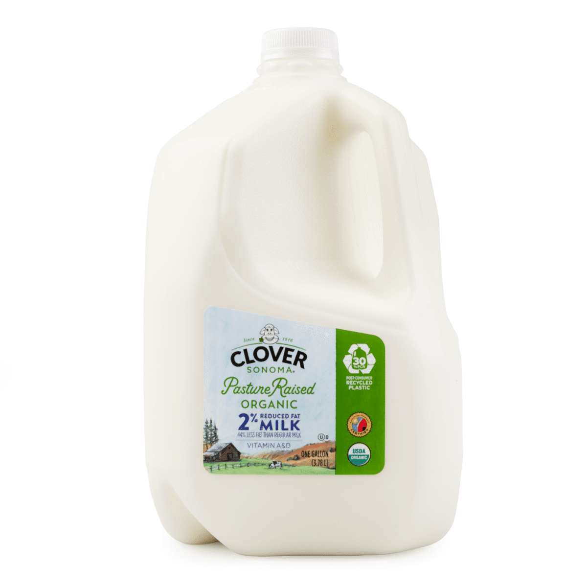 Leite Orgânico 2% Clover Sonoma 127.8 onça(s) líquida(s)