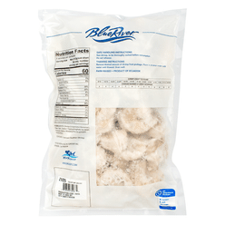 South America Peeled & Deveined Tail-Off White Shrimp 21-25ct, Frozen 2 lb