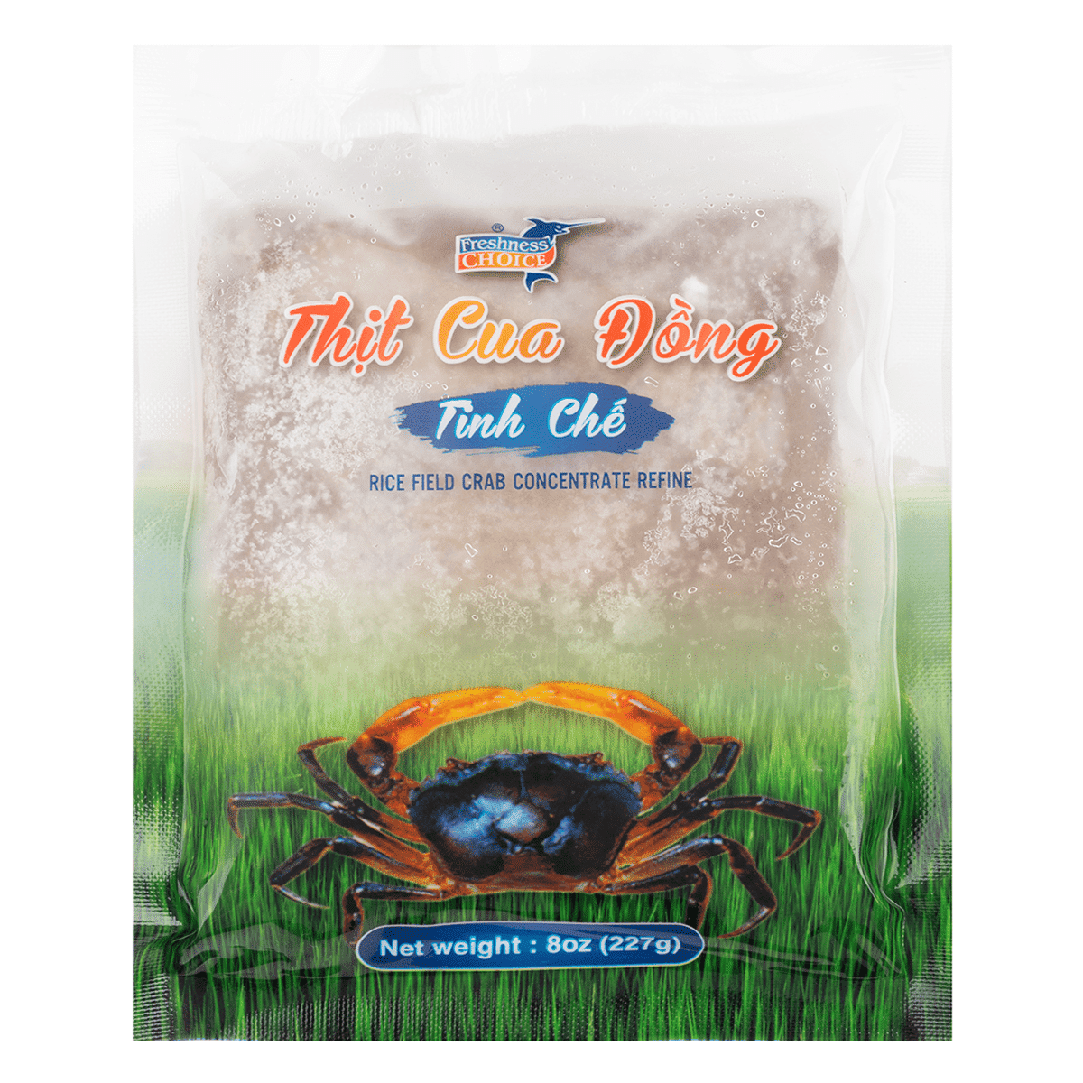 Freshness Choice Rice Field Crab Concentrate Refine, Frozen 8 oz