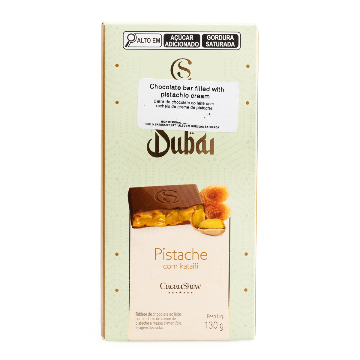Cacau Show Dubai Chocolate 130 g