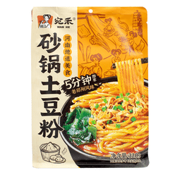 Wanhe Bagged Clay Pot Potato Noodles 320g 320 그램*24 팩