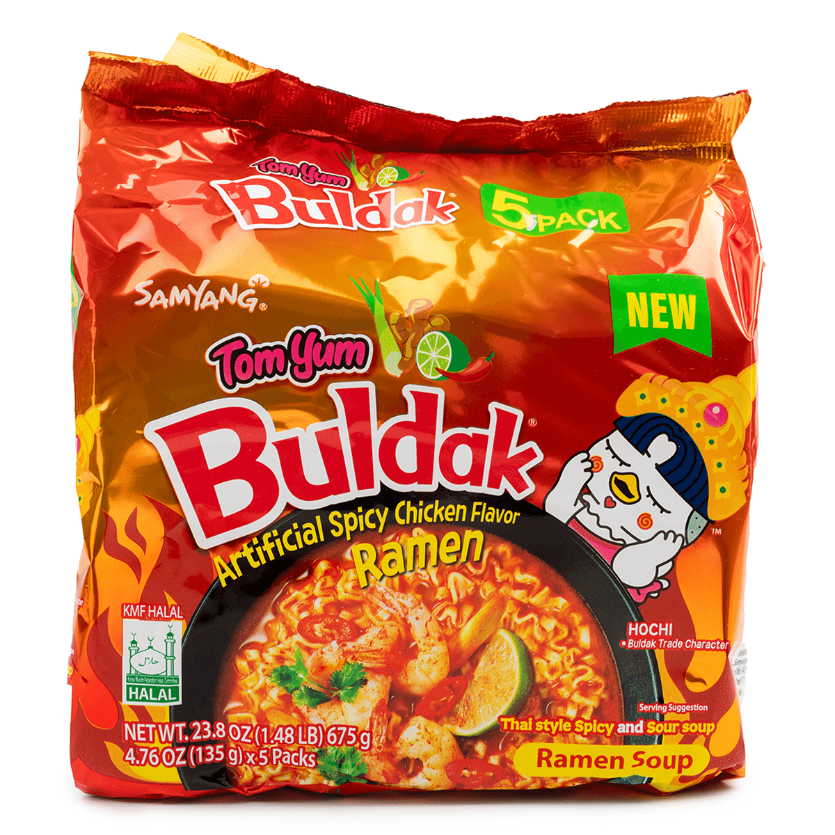 Mì ramen Samyang Buldak vị gà cay Tom Yum 675 g