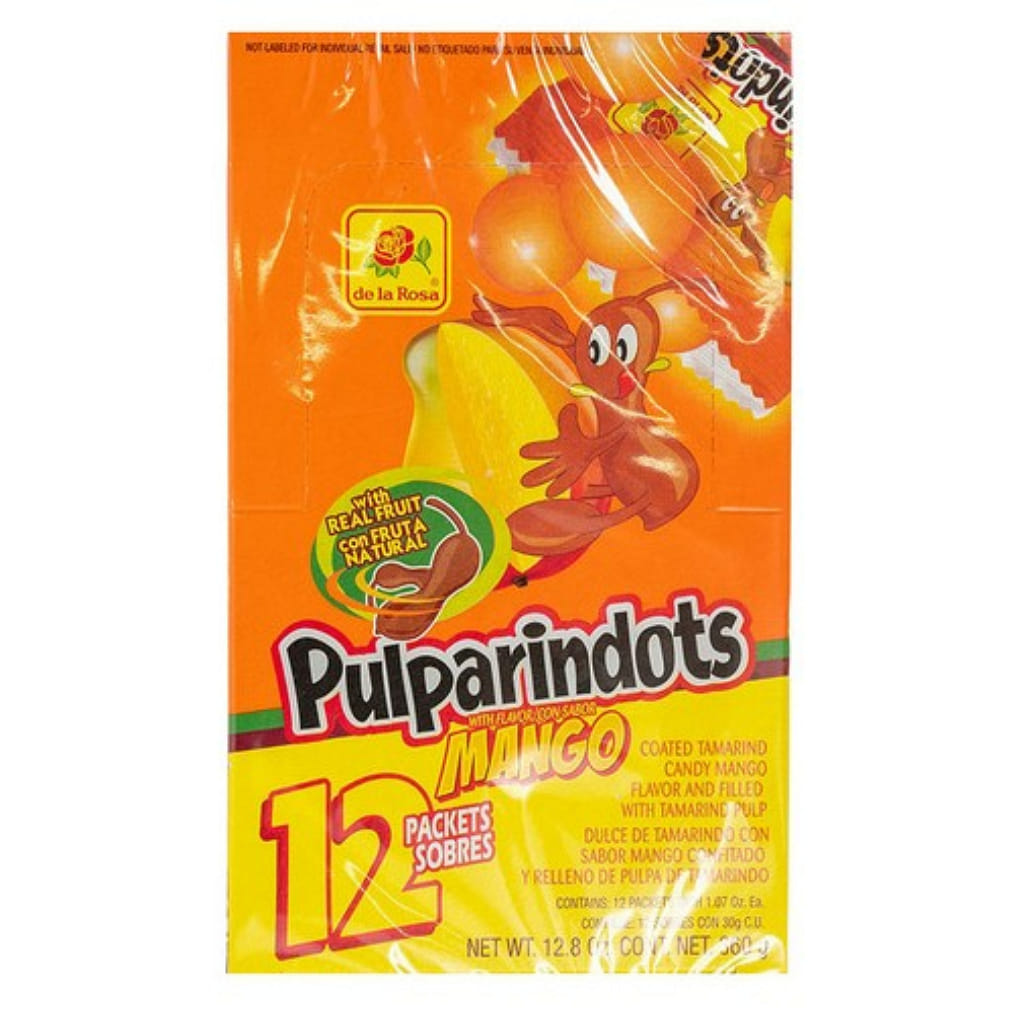 De La Rosa Pulaparindots Mango Flavor 1.05 oz*12 pack