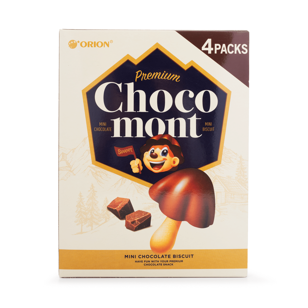 Biscoito de chocolate Choco Mont Orion 144 grama(s)