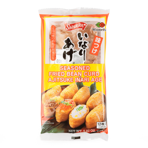 weee_frozen_Shirakiku Seasoned Fried Bean Curd 12pcs Frozen 165 g