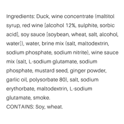 JOOWON King Cole Boneless Smoked Half Duck (Sliced) 1.25-1.44 lb