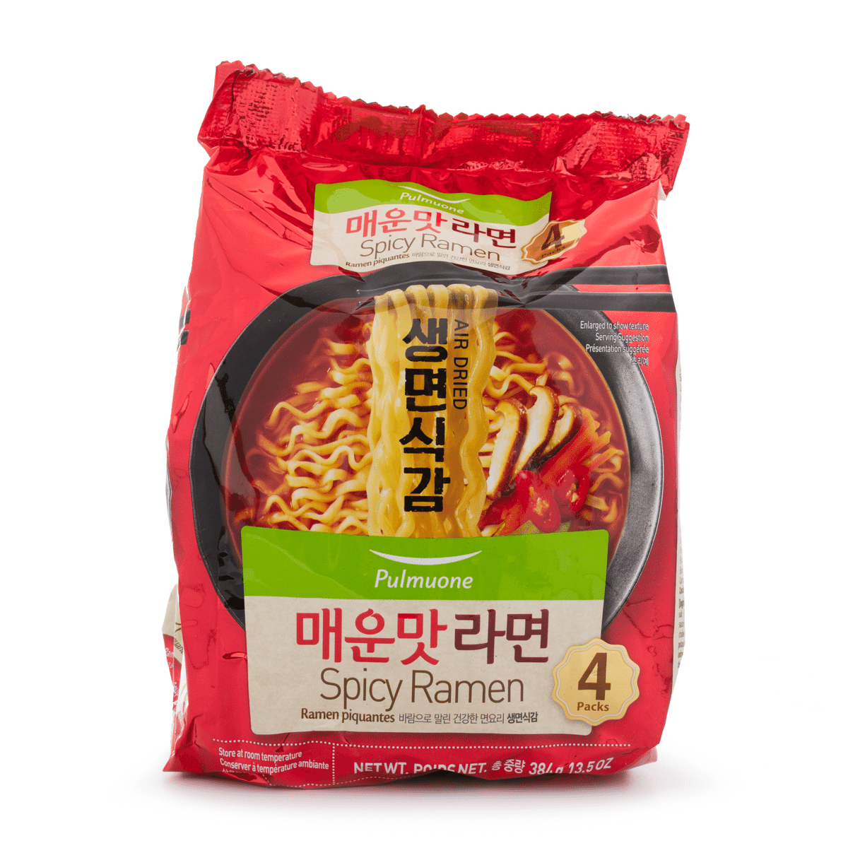 풀무원 매운맛 라면 4봉입 13.5 온스*8 팩