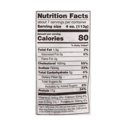 Blue Sea Raw Easy peel Shrimp, Extra Large Frozen 2 lb