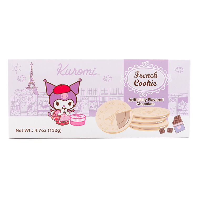 Get Sanrio Kuromi French Cookies - Chocolate 3x8x4.7oz 4.7 oz