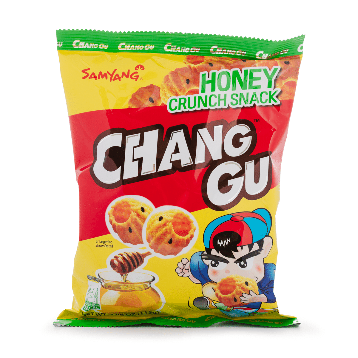 Bánh snack giòn vị mật ong Chang Gu Samyang 115 g