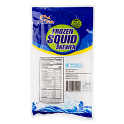 Happy Fish 鱿鱼串 5串 冷冻 0.9 磅