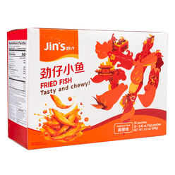 JINZAI 핫앤스파이시 피쉬 스낵 240 그램