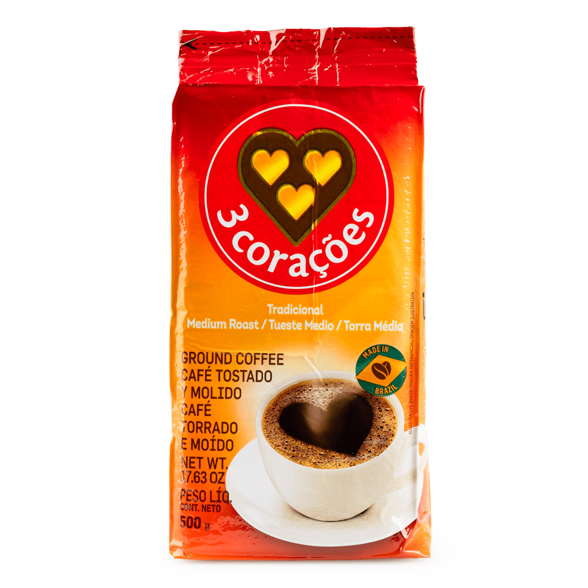 Café Tradicional 3 Corações 17.63 onza(s)
