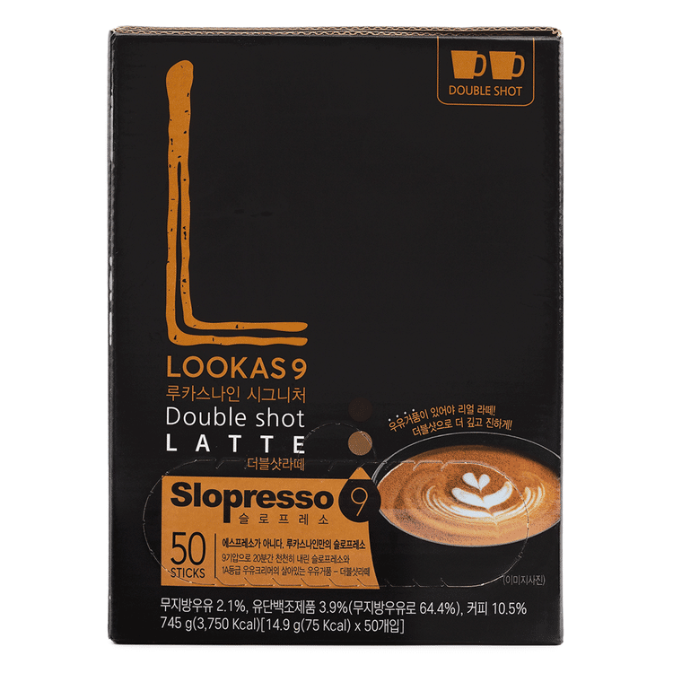 Get Namyang Lookas 9 Latte Double Shot 14.9 g*50 each Delivered