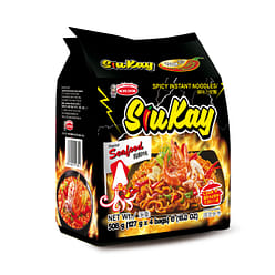Acecook SiuKay Spicy Instant Seafood Noodles - Pack of 4 508 g