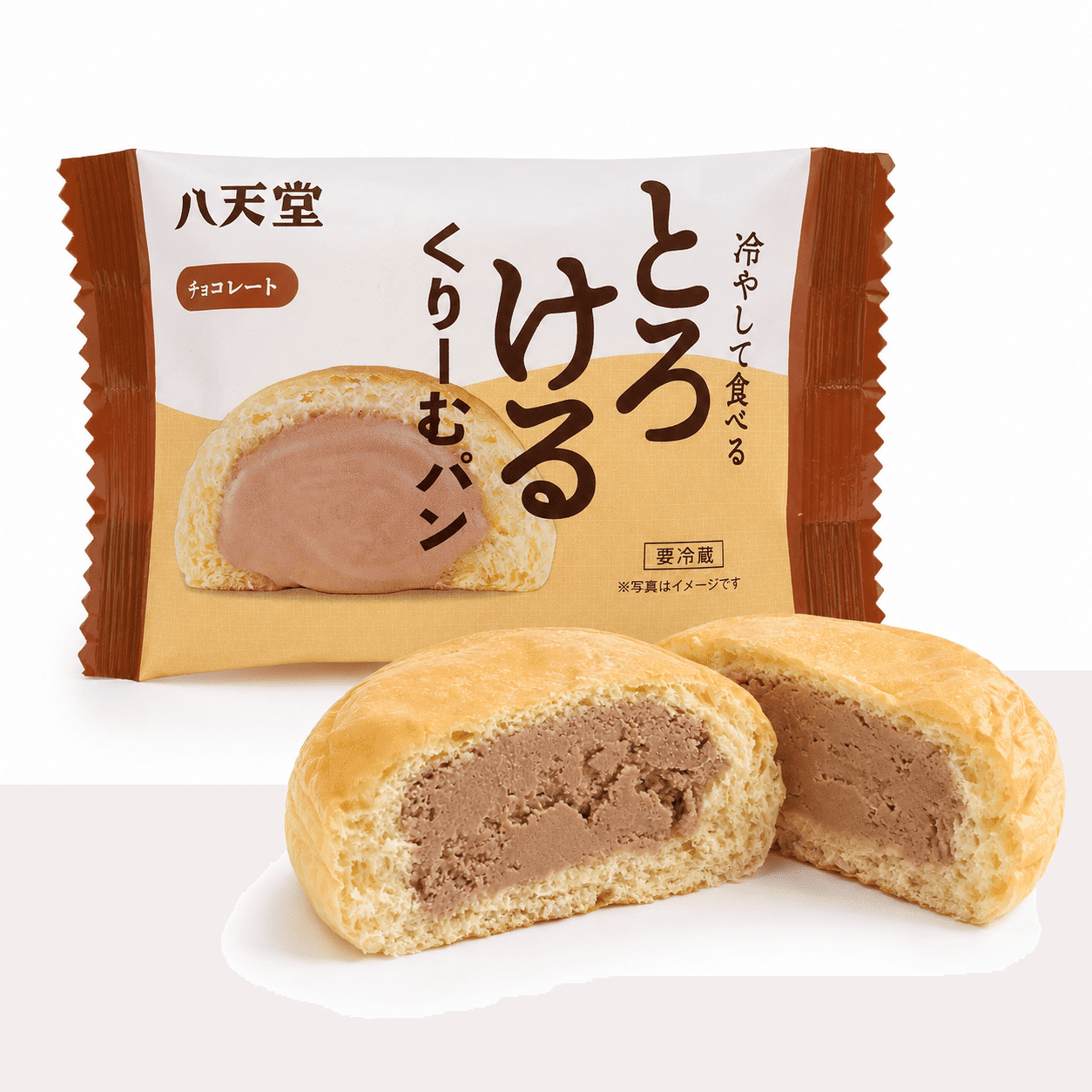 Hattendo Chilled Melting Cream Bread Chocolate 78 g