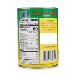 Lucia Young Coconut Stripped in Syrup 20 oz