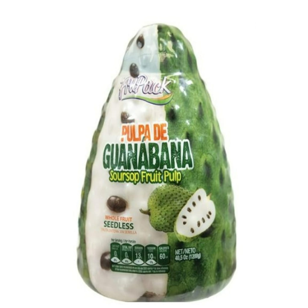 FruPack Pulpa de Guanabana Soursop Fruit Pulp 40.5 oz