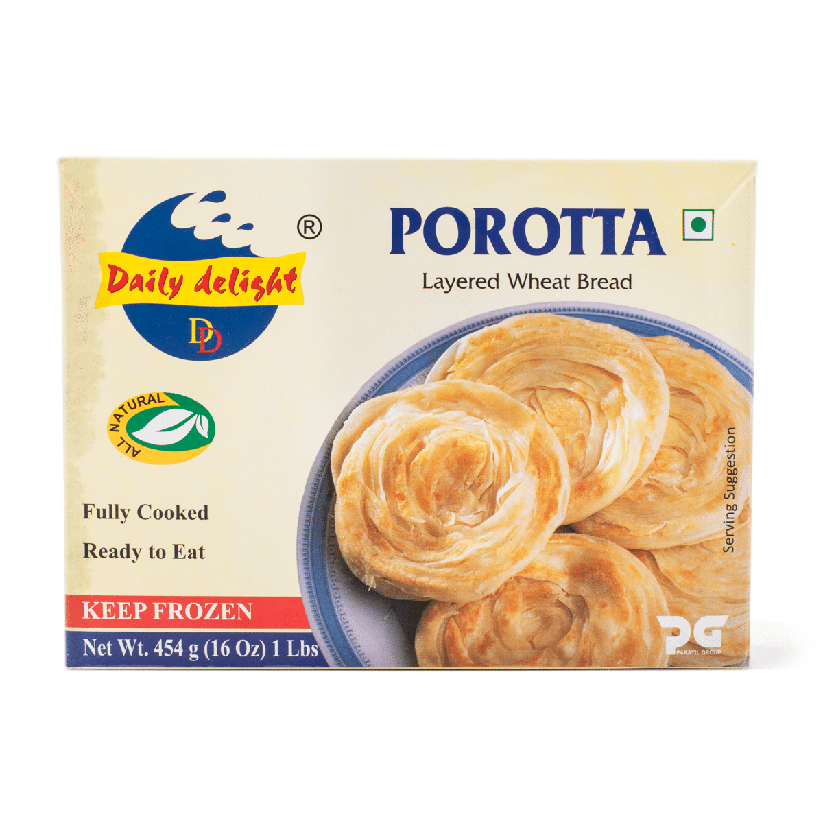 Daily Delight Porotta Layered Wheat Bread 16 온스