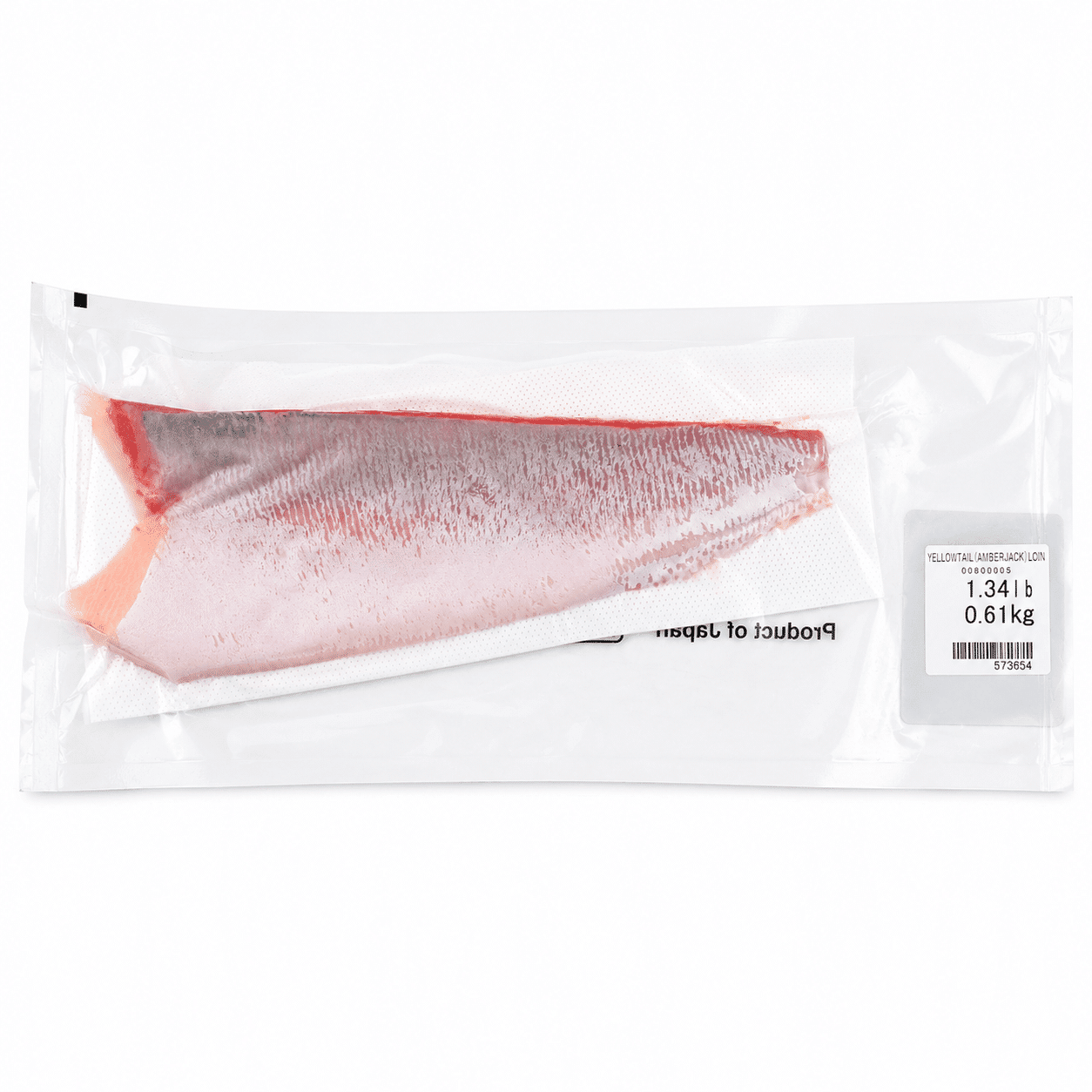Premium Yellowtail Hamachi Loin, Frozen 1.2-1.65 lb