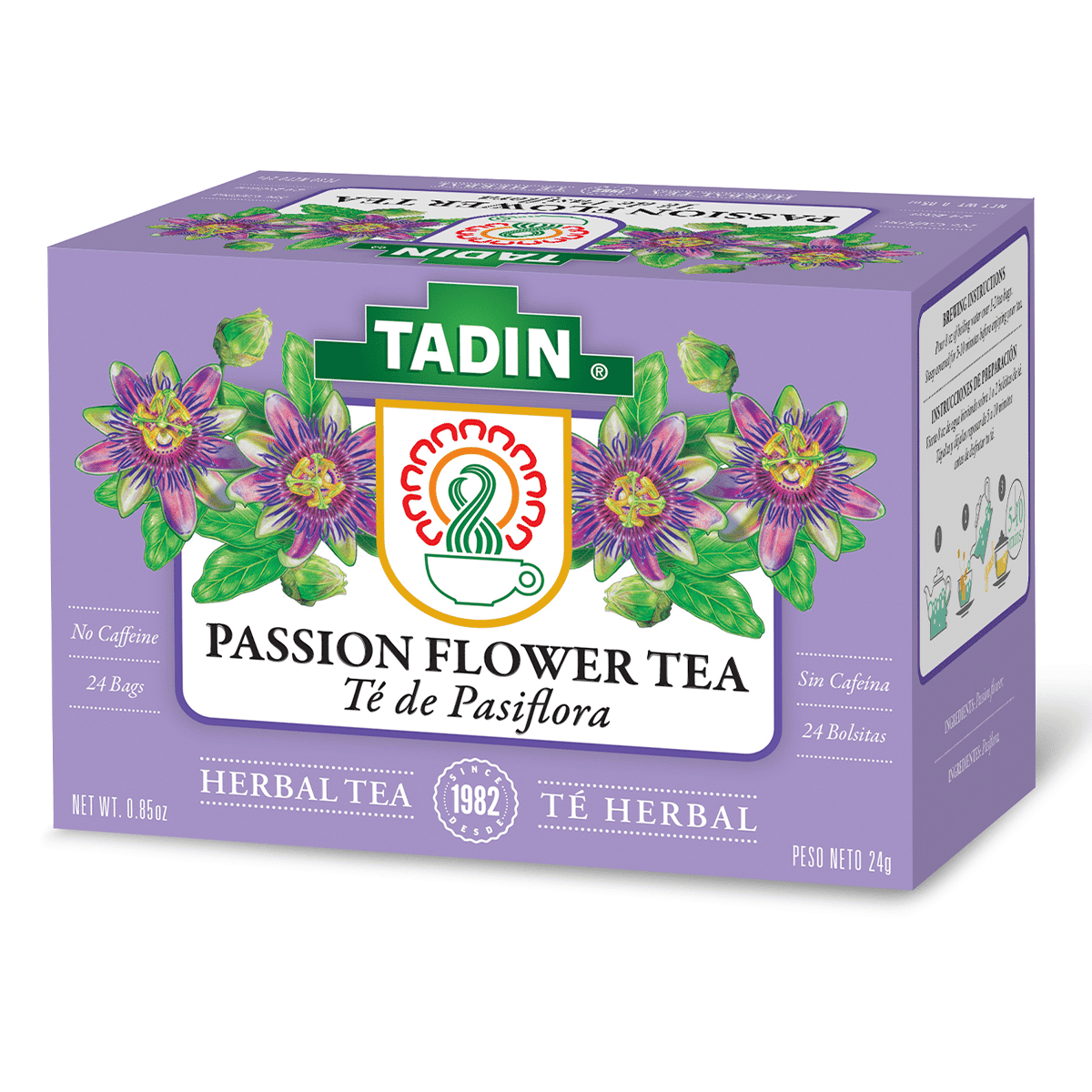 Tadin Tea Passion Flower 0.03 oz*24 pack