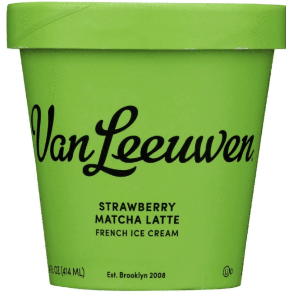 VAN LEEUWEN Strawberry Matcha Latte Ice Cream 14 oz