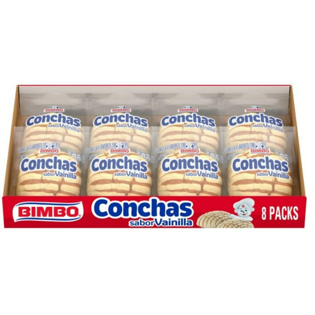 Bimbo Conchas Vanilla Pastry 8 count