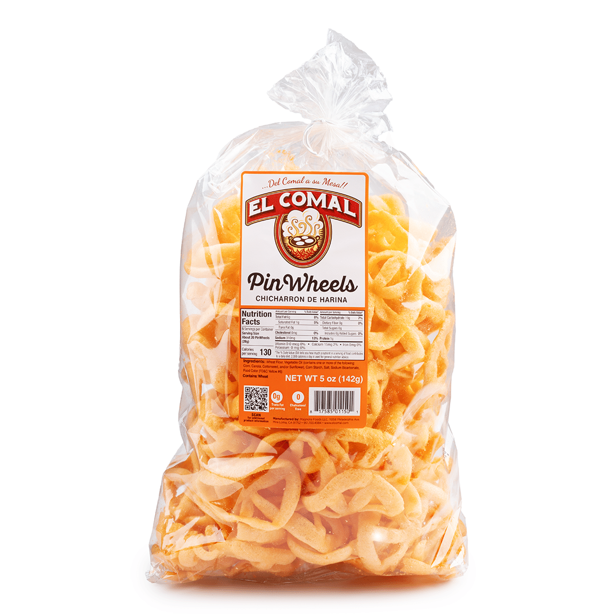 El Comal Pin Wheels Chicharron de Harina 5 onza(s)