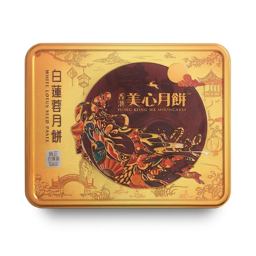 Bánh trung thu MX nhân hạt sen trắng 740 g