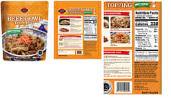 J-Basket Gyudon Beef and Onion with Sauce 6 oz