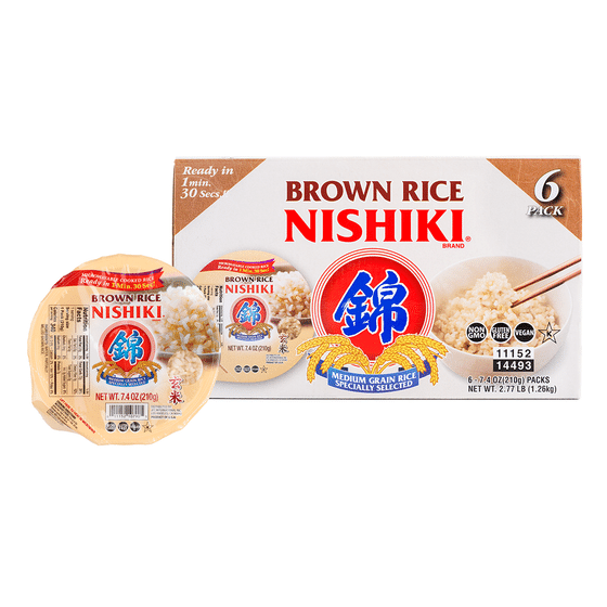 weee_instant_Nishiki Microwavable Brown Rice 6pks 7.4 oz