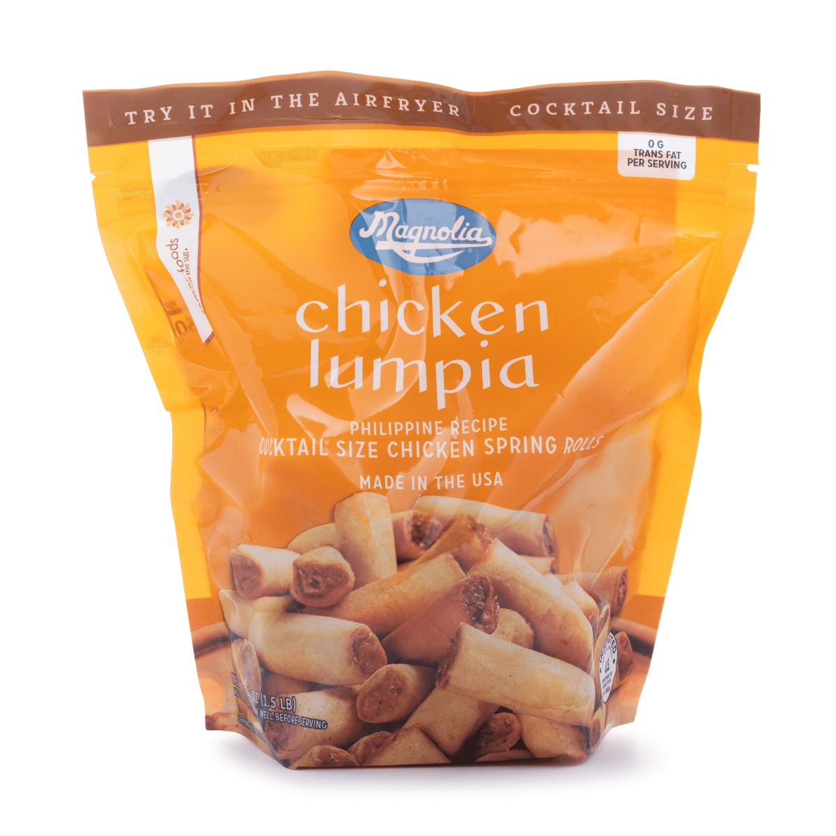 Magnolia Chicken Lumpia Cocktail Size, Frozen 1.5 lb