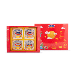 Dong Khanh Mochi Moon Cake Taro with 1 Salted Egg Yolk 28 oz