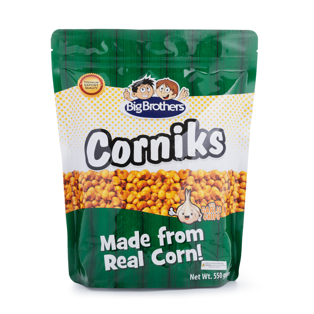 Big Brother Corniks with Garlic Chips 550 g