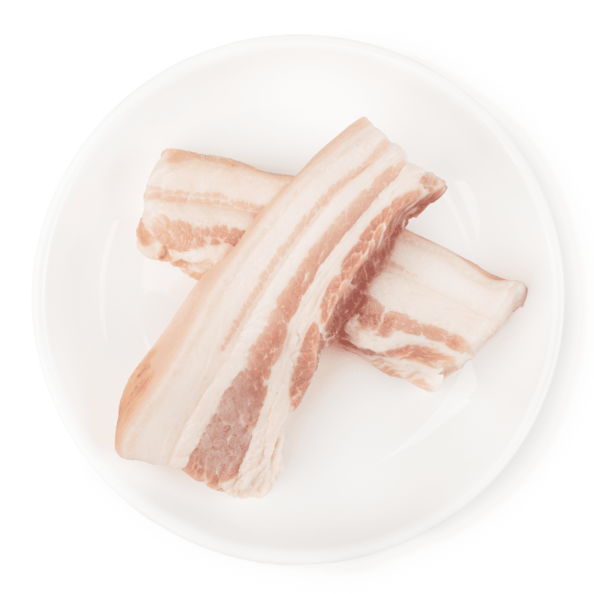 Pork Belly Skin On, Boneless,Frozen 1.5 lb