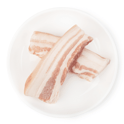 Pork Belly Skin On, Boneless,Frozen 1.5 lb