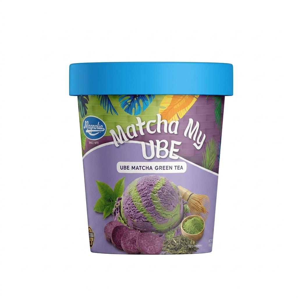Magnolia Matcha My Ube (Ube Matcha) Ice Cream 16 oz