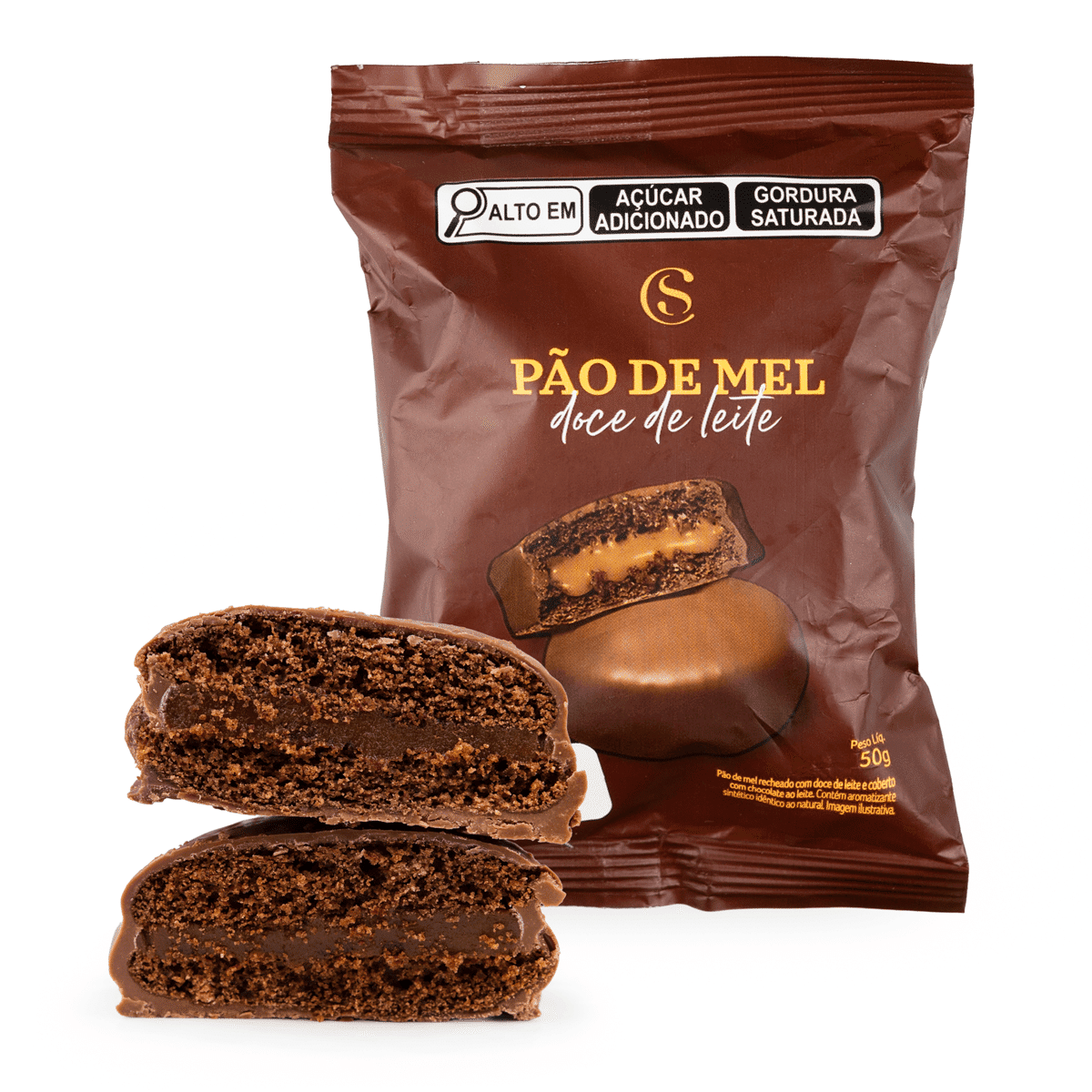Cacau Show Honey Cake with Dulce de Leche Filling 50 gramo(s)