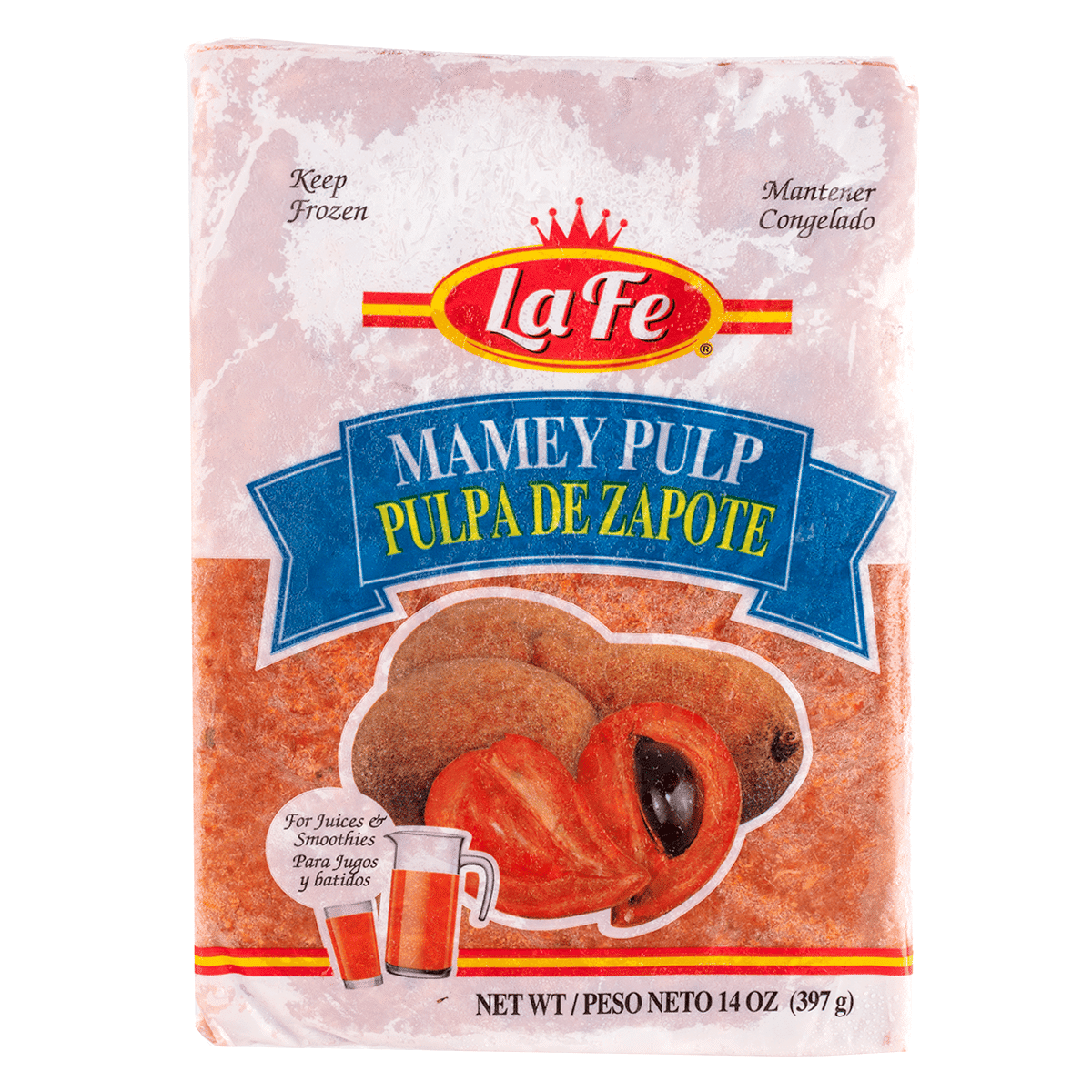 La Fe Mamey Fruit Pulp, Frozen 14 oz