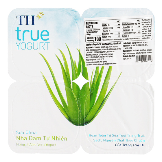 weee_dairy_Sữa Chua Nha Đam TH True Yogurt, Air Shipped 400 g
