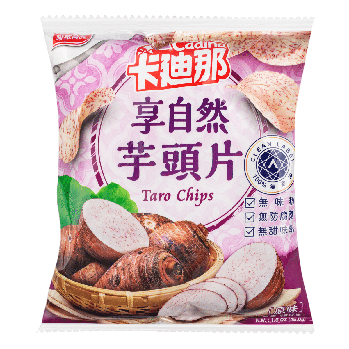 Cadina 타로(토란)칩 소금맛 45 그램