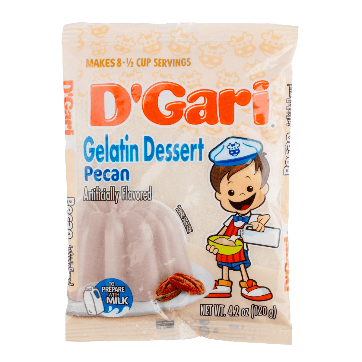 D'gari Leite com Noz 4.2 oz