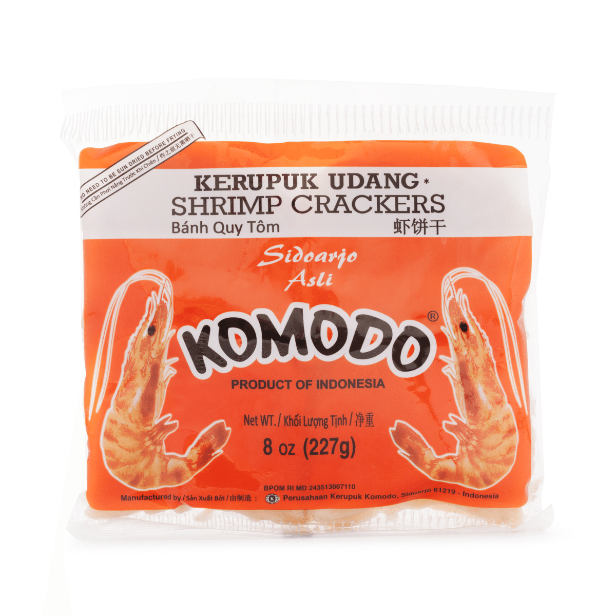 Komodo Shrimp Cracker 8 oz