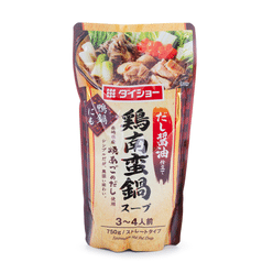 Daisho Hotpot Soup Base Torinanban (Chicken Dashi & Soy Sauce Flavor) 750 g